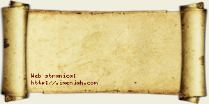 Isak Isailović vizit kartica